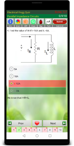 Electrical Engg Quiz Screenshot 3