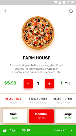 PizzaMenia - Template Screenshot 2