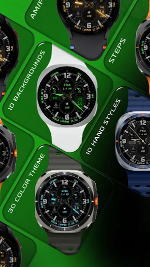 Aero Pilot Watch Face 172 Screenshot 2