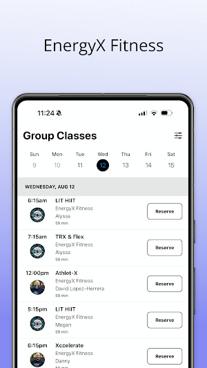 EnergyX Fitness Screenshot 2