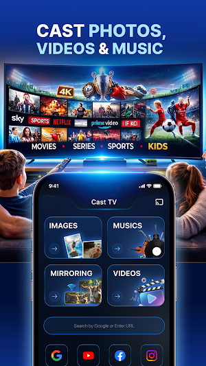 TV Remote: Screen Mirror Screenshot 1