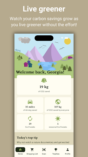 EcoTweaks - eco shopping list Screenshot 2
