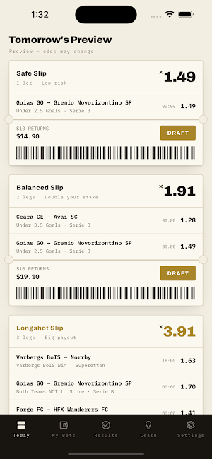 Daily Parlay: Betting Tips Screenshot 3