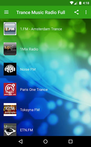 Trance Radio Full - Electro, Psytrance, Techno Screenshot 0