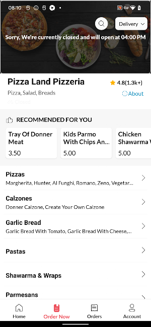 Pizza Land Pizzeria Screenshot 3