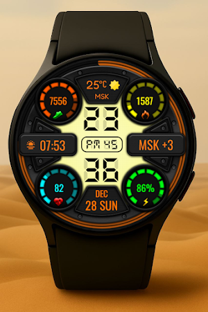 Lumen Digital Watch Face Screenshot 3