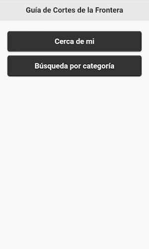 GUÍA DE CORTES DE LA FRONTERA Screenshot 1