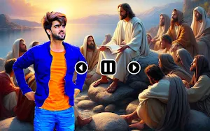 Jesus photo video maker songs Screenshot 1