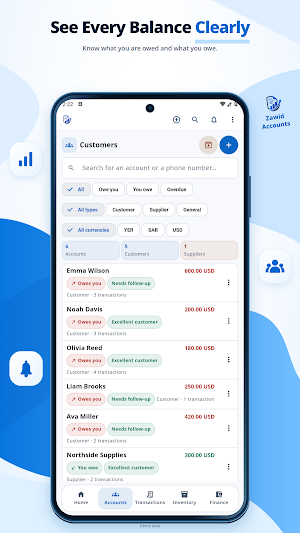 Zawid: Debt & Expense Tracker Screenshot 2