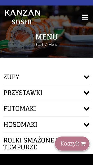 Kanzan Sushi Screenshot 1