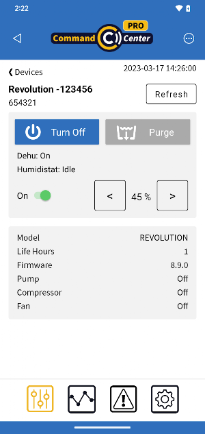 Dri-Eaz Command Center Pro Screenshot 1