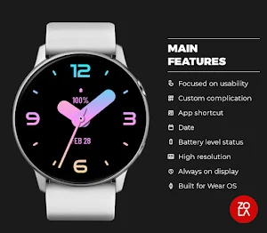 Huge Summer Watch Face Screenshot 1