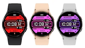 AZ247 Neon Watch Face Screenshot 2