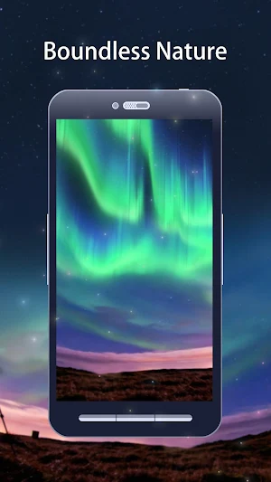 3D Aurora Sky Live WallpaperHD Screenshot 1