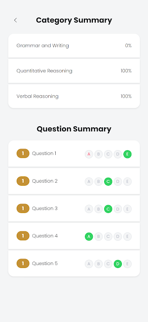 CLT Practice Test Screenshot 2