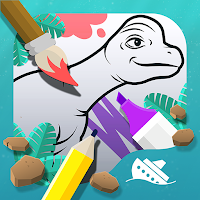 Dino World Coloring
