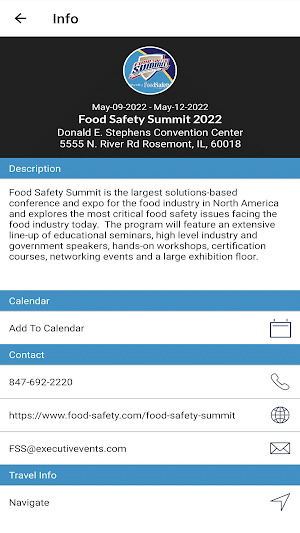 Food Safety Summit Screenshot 2