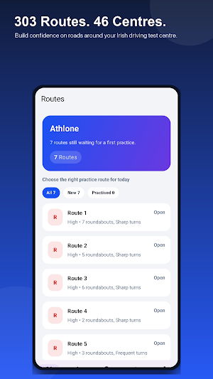 Irish Driving Test Routes Screenshot 0