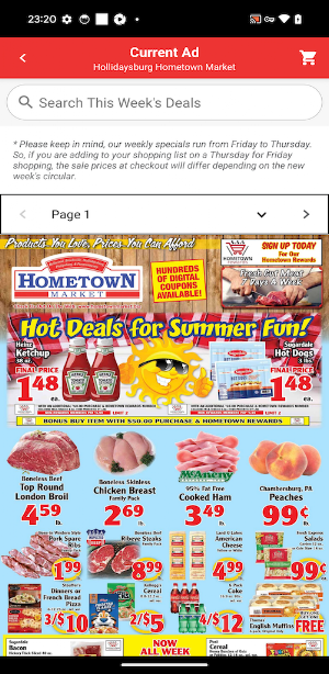 Hometown Market PA Screenshot 0
