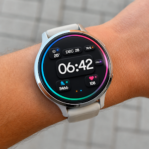 Amoled Neon Digital Watch Screenshot 2