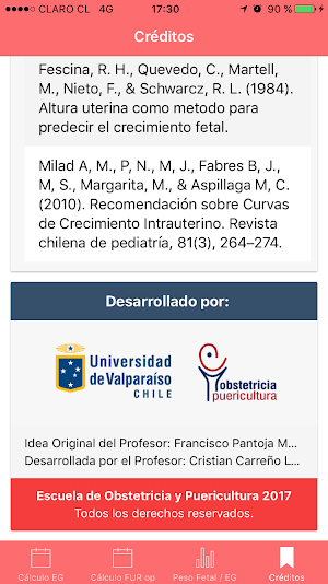 Calculadora Obstétrica UV Screenshot 3