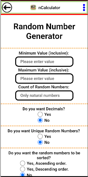 nCalculator- (n-Sample Size) Screenshot 3
