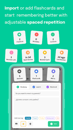 Simple Flashcard Manager Screenshot 1