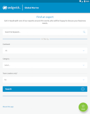 Sedgwick Marine - Find an expe Screenshot 3