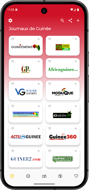 Journaux de Guinée Screenshot 0