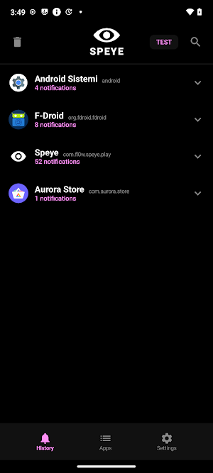 Speye: Notification Saver Screenshot 1