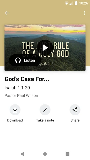 Calvary Baptist App Screenshot 2