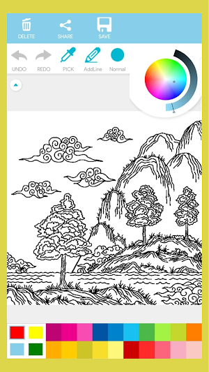 Nature Landscape Coloring Book Screenshot 1