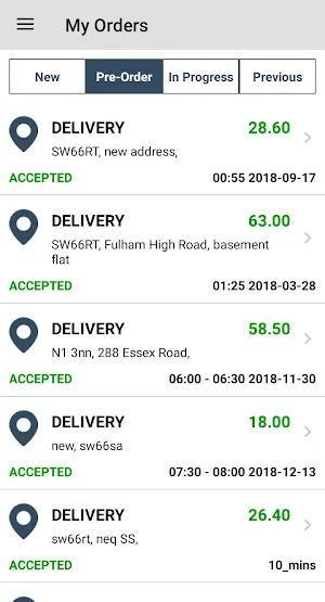Order Manager: Deliveron Screenshot 2