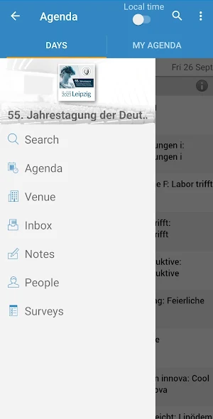 55. Jahrestagung der DGPRÄC Screenshot 1
