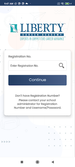 LCA Student App Screenshot 1