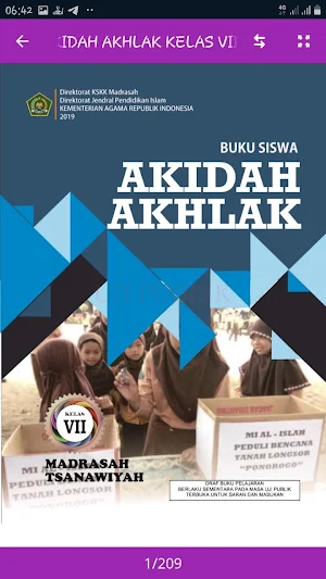 Buku PAI MTs Versi 2019 Kelas  Screenshot 0
