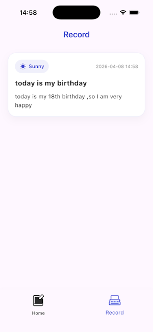 life diary: mood diary Screenshot 2