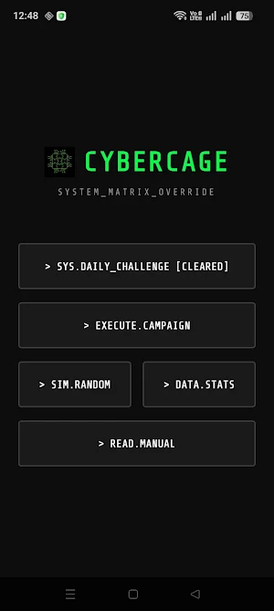 CyberCage: Neon Logic Grid Screenshot 0