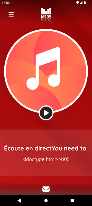 Radio M105 Screenshot 2