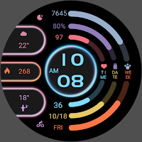 ZKin Watch Colorful Half Arc