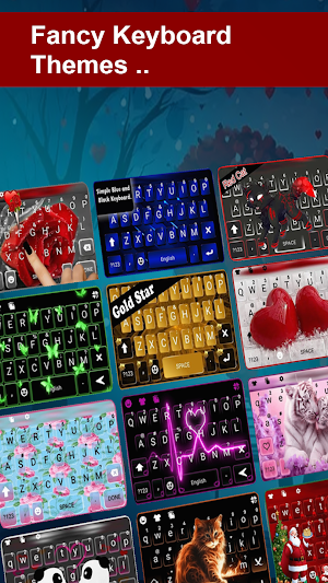 Love Keyboard: Red Heart Theme Screenshot 2