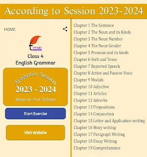 Class 4 English Grammar Book Screenshot 0