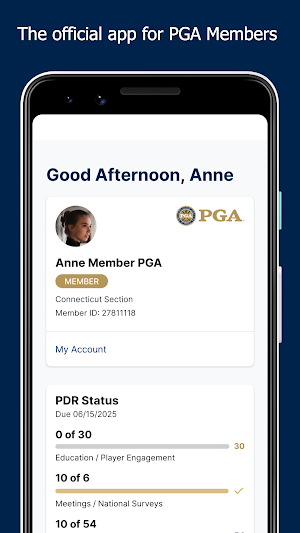 PGA Member Screenshot 0