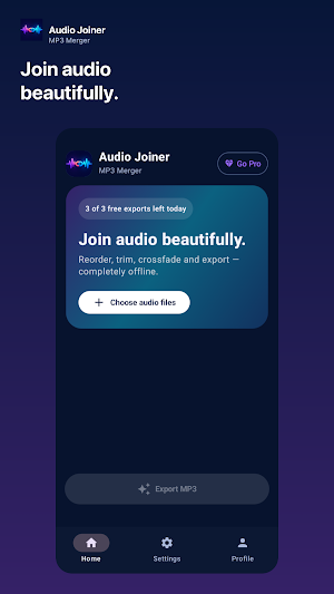Audio Joiner & MP3 Merger Screenshot 3
