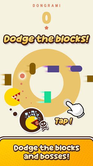 Dongrami : Dodge the blocks Screenshot 1