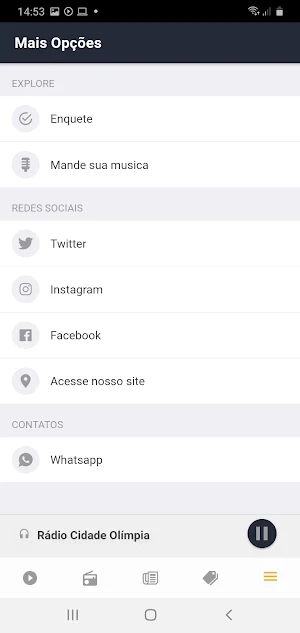 Rádio Cidade Olímpia Screenshot 2