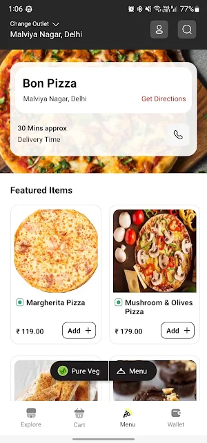 Bon Pizza Screenshot 1