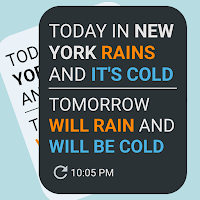 Textual Weather (Material You)
