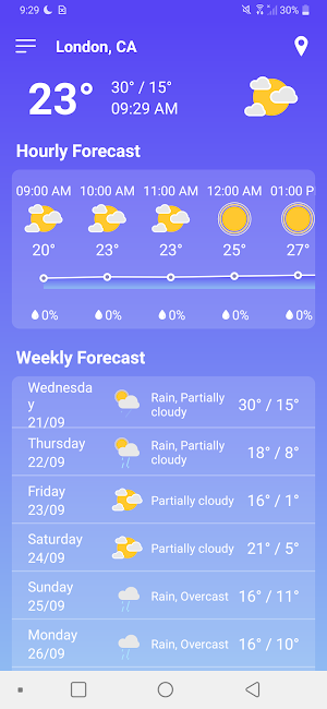 Live Weather Forecast & Radar Screenshot 0