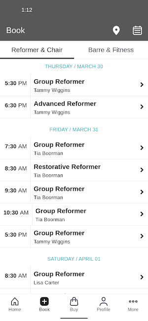 Reforming Indy Pilates Studio Screenshot 1